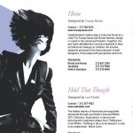 Back side, fashion flyer